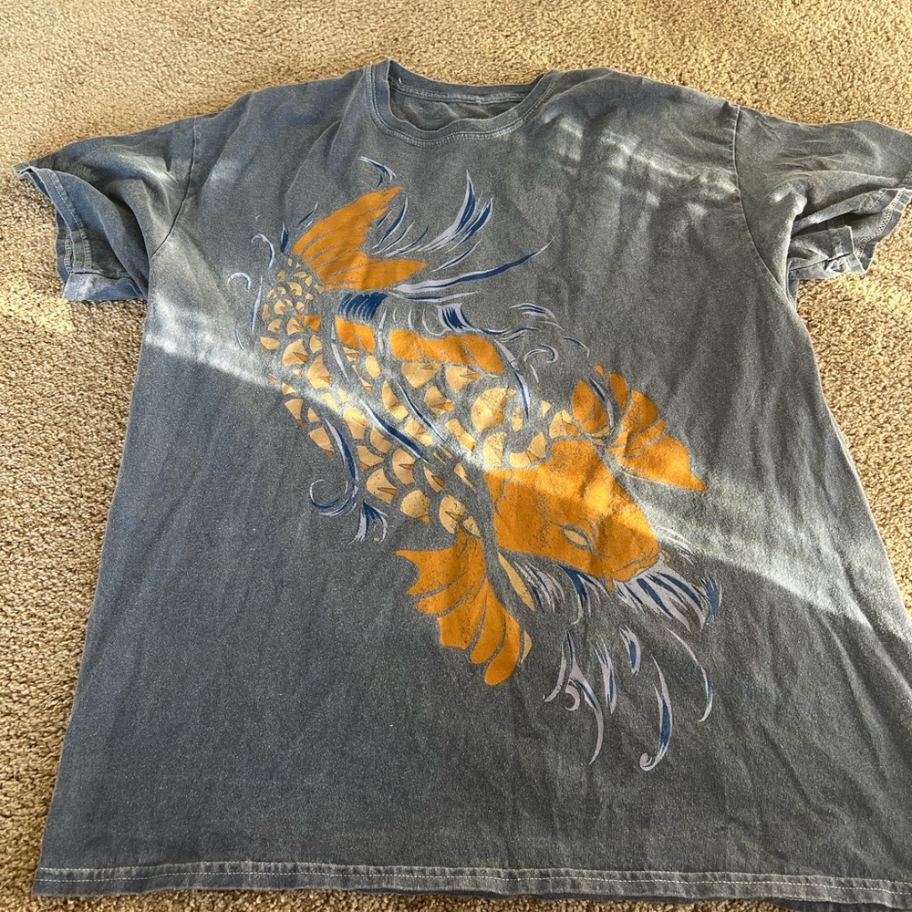 Urban Outfitters Kou Fish Oversized Graphic Tee